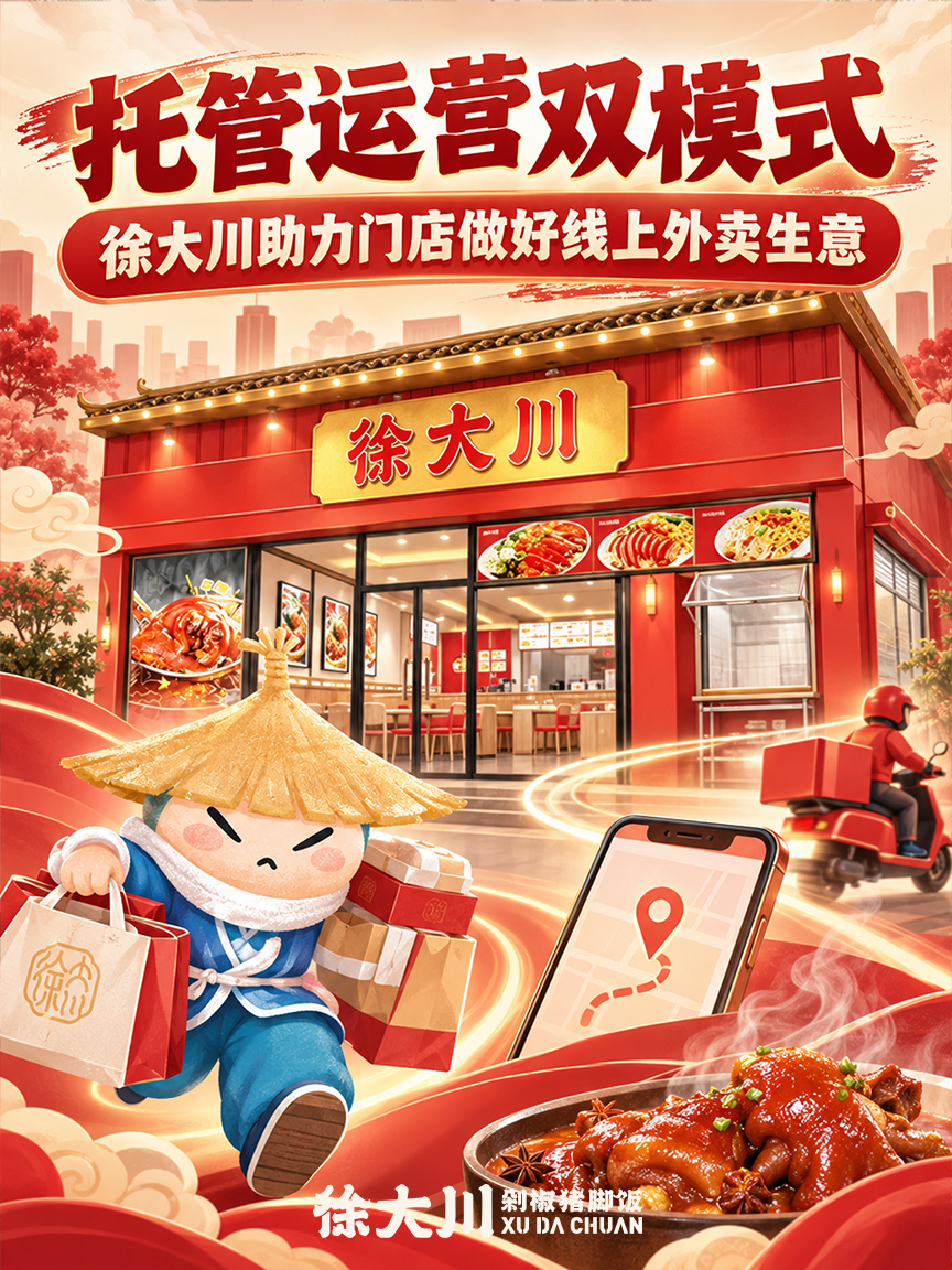 不用挤大城市，在本地开家徐大川剁椒猪脚饭店也能稳稳做长期生意